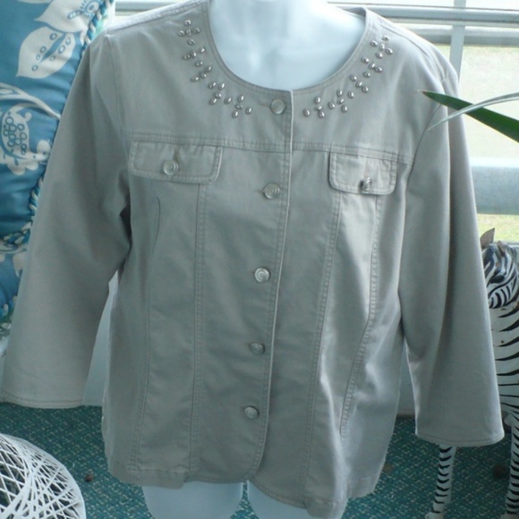 ❤️ Tan Khaki Jacket Hearts Of PalmSize 12
